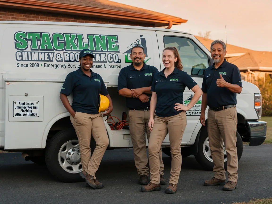 Chimney flashing repair company in Maumelle, AR